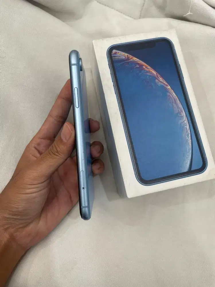 iphone xr 64gb blue fullset