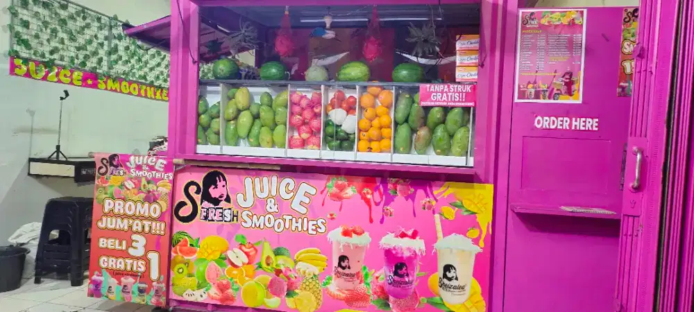 Dijual booth container untuk usaha makanan dan minuman