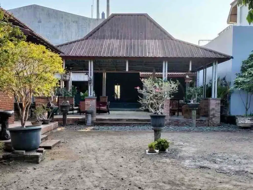 Disewakan bangunan joglo strategis dekat kota jogja