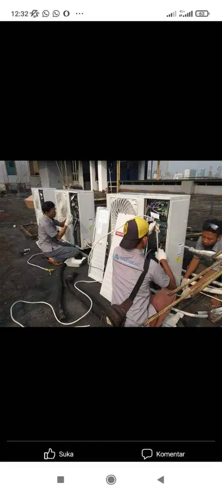 Service AC dan elektronik lainnya.