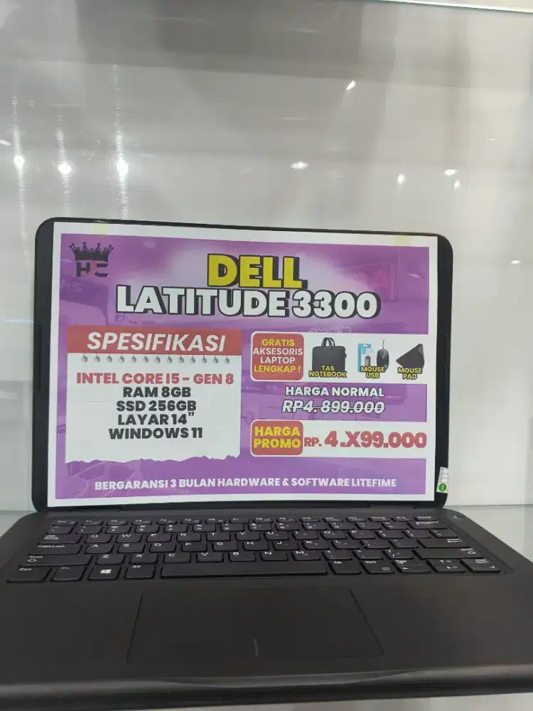 Laptop Dell Lattitide 3300
