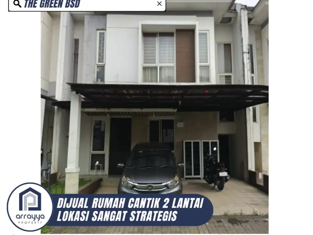 DIJUAL RUMAH 2 LANTAI SEMI FURNISH THE GREEN (ENB408)