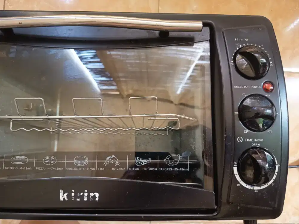 Bersih bersih gudang oven kirin di jual