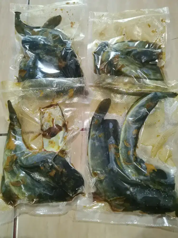 Lele marinasi bumbu kuning siap goreng