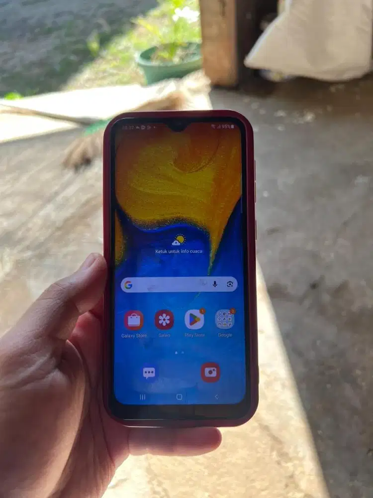 Samsung A20 3 32 GB bonus sofkes hp normal sinyal aman