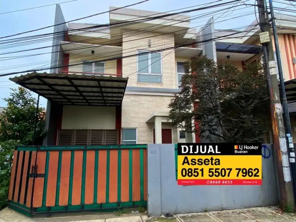 Dijual Rumah Hook di Caman Raya, Bekasi, Bagus Sudah Renovasi