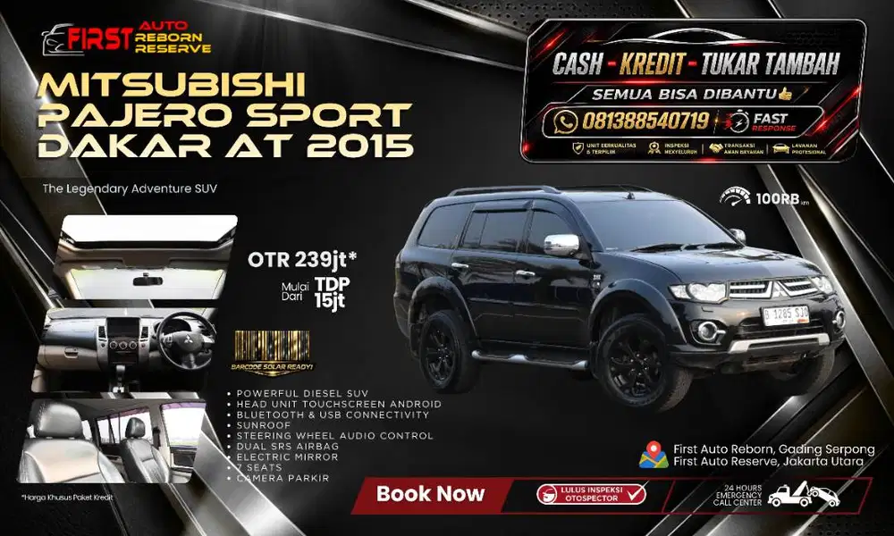 Mitsubishi Pajero Sport Dakar AT 2015