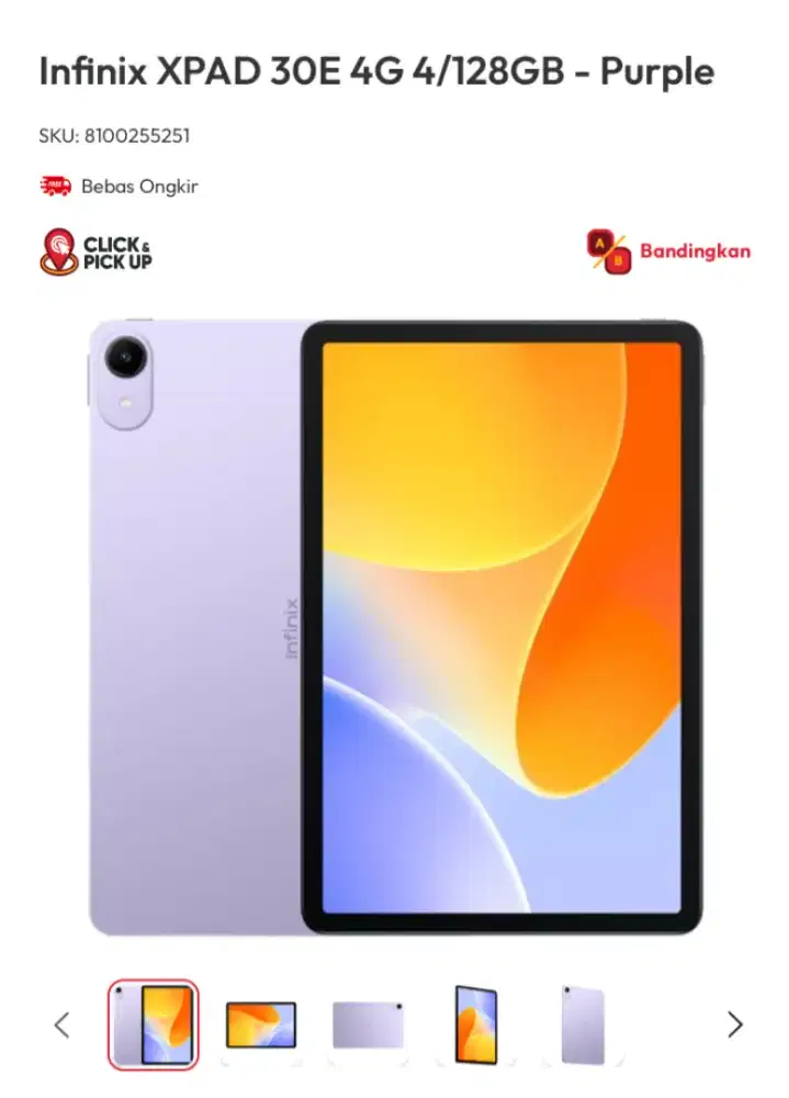 Infinix Xpad 30E 4/128gb