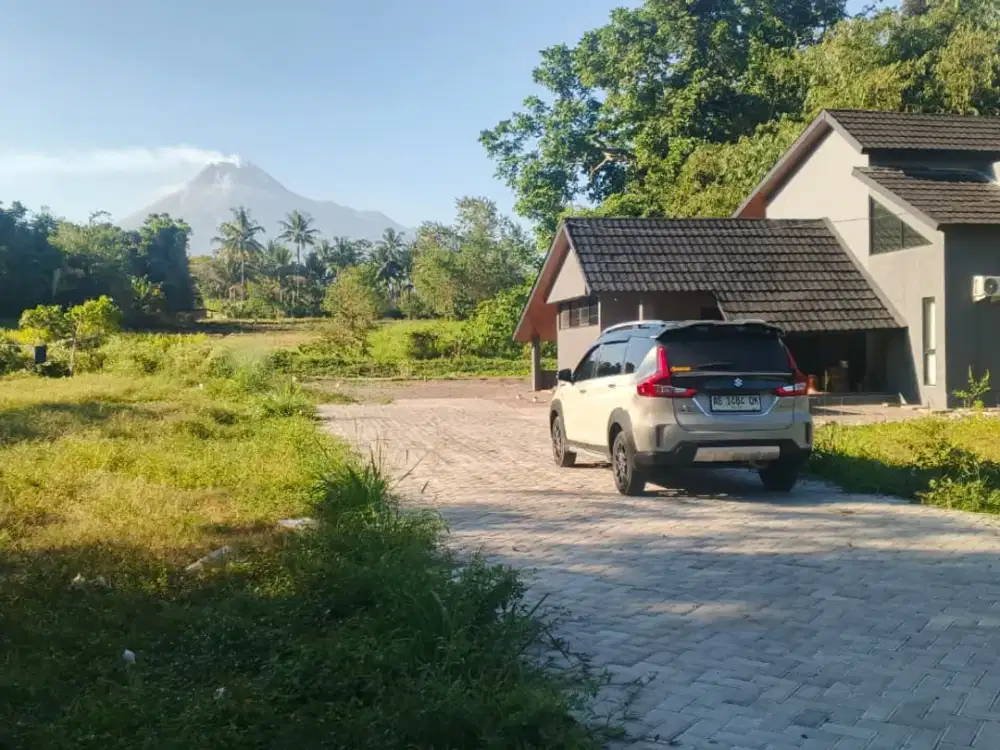 Best Price! Dijual Tanah Cantik View Merapi Palagan Kaliurang, Siap AJB
