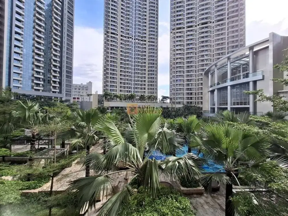 Pemandangan Cantik Pool & Garden! Disewakan Townhouse Taman Anggrek Residences 3BR+1 Luas 142m2 Furnish Lengkap Siap Huni Terhubung Mall TA - Hublife