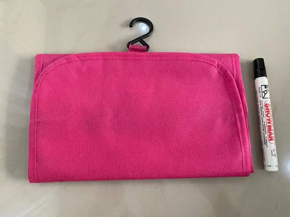 TEMPAT KOSMETIK LIPAT PINK – NEW