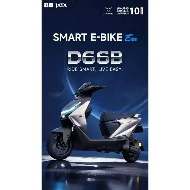 SEPEDA LISTRIK UWINFLY D66B MURAH & FREE ONGKIR SE-KOTA BANDUNG