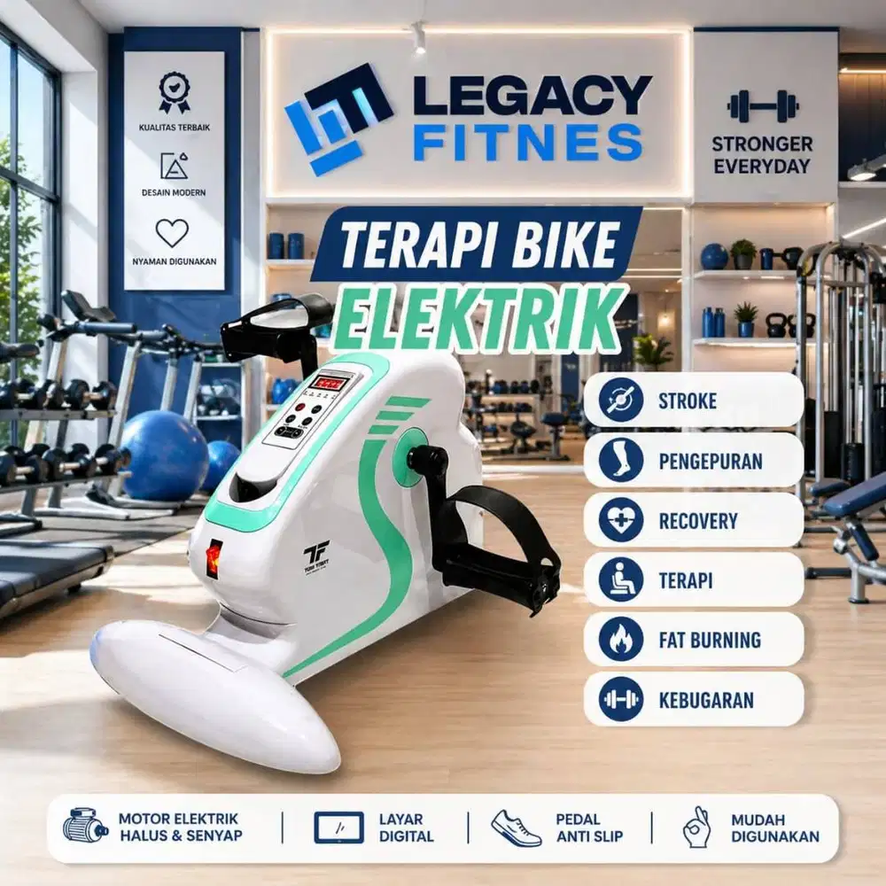 terapi bike elektrik untuk str00ke dan lumpuh cocok semua umur