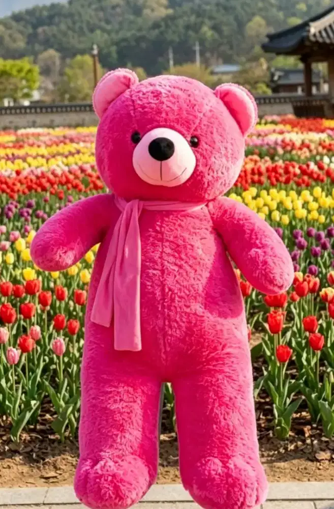 Boneka pink jumbo