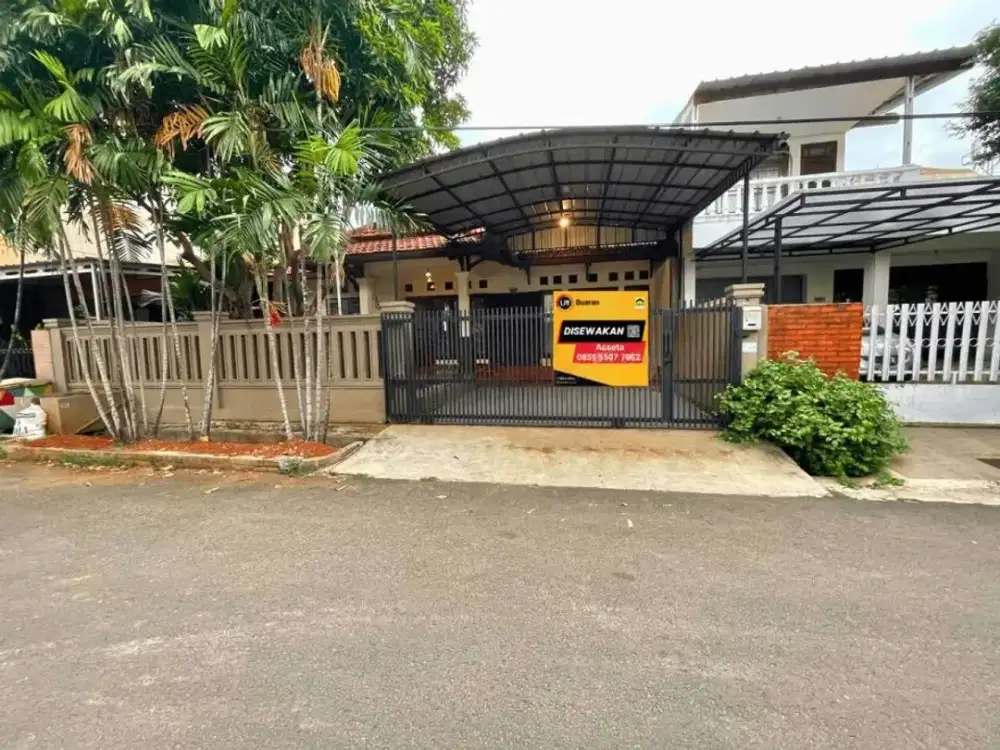 Disewakan Rumah Terawat Siap Huni, Jakarta Timur