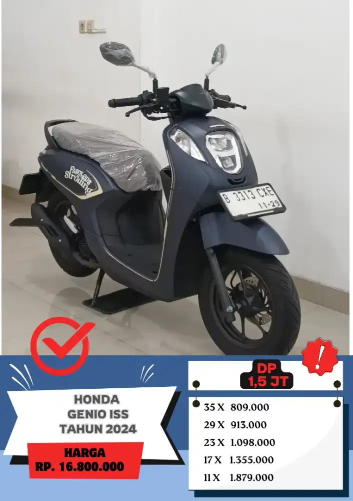 Honda Genio ISS Tahun 2024 KM 2xxx