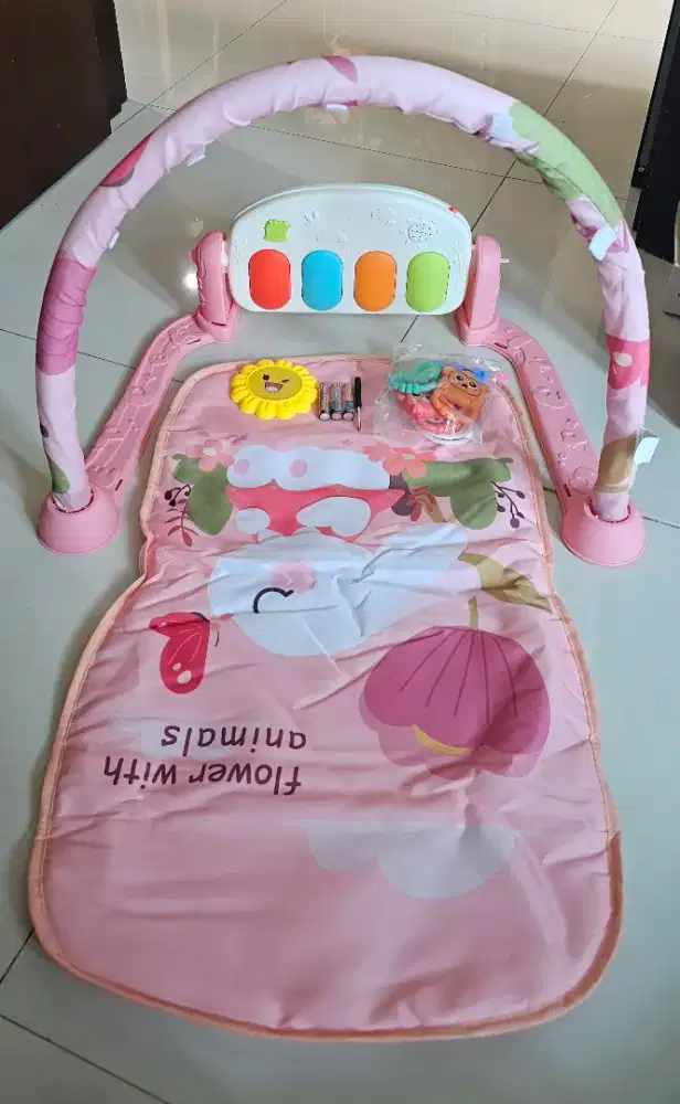 Baby Piano Gym / Mainan Piano Kaki Bayi / Sensory