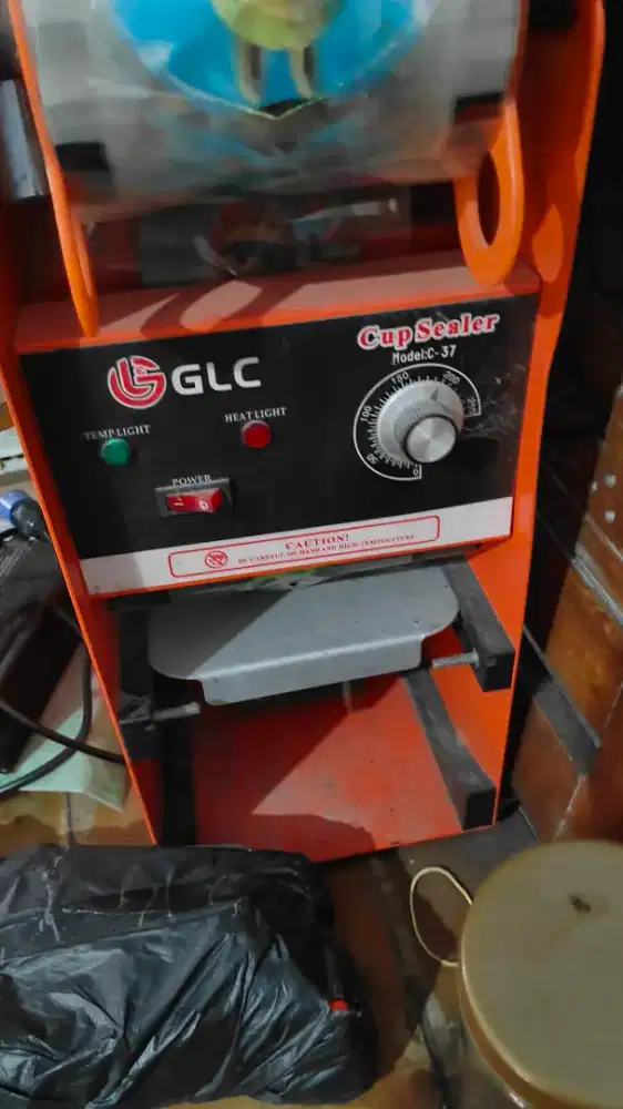 GLC mesin cup sealer gelas plastik