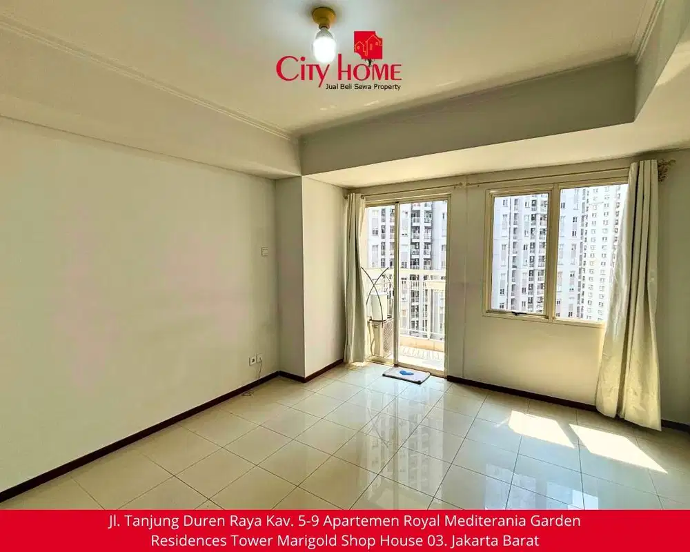 Studio Royal Mediterania Garden 26,8 m², Rp800 Juta Nego