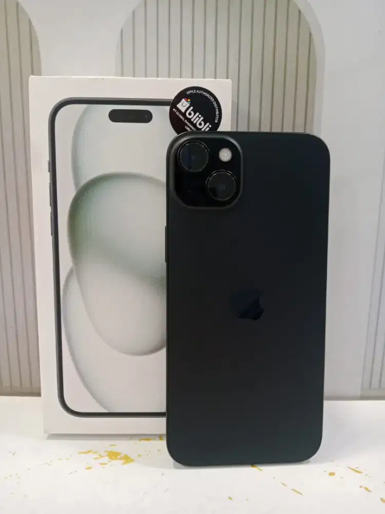 iPhone 15 Plus 128gb Black Resmi iBox Fullset
Hb 100%
Garansi On 2027