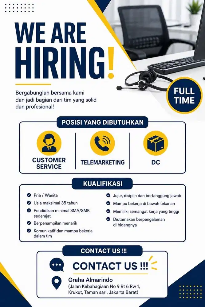 LOWONGAN KERJA PT WANSONG