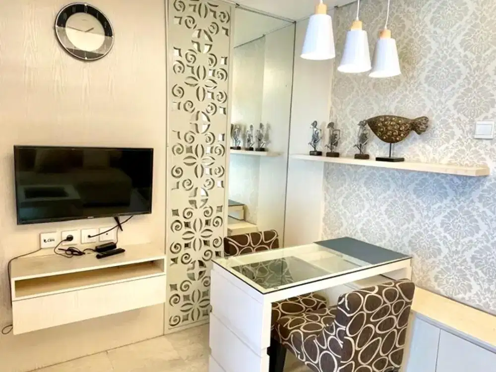 SEWA 1BR ROYAL MEDITERANIA GARDEN DI TANJUNG DUREN, LOKASI STRATEGIS, DEKAT MALL, KANTOR, UNIVERSITAS, TRANSPOTASI