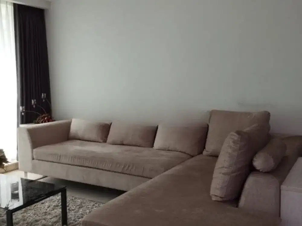 Disewakan cepat apartemen kensington tower addington lantai rendah furnish siap huni