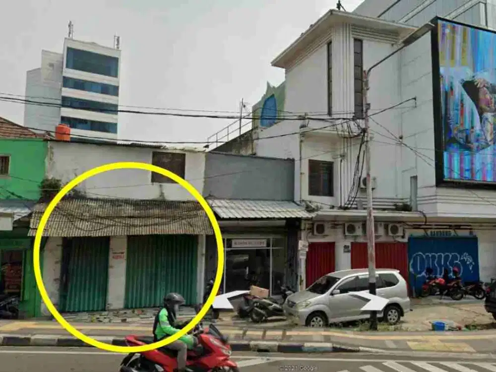 Dijual Ruko dibawah NJOP Pinggir Jalan Menteng Raya Tugu Tani Jakarta Pusat