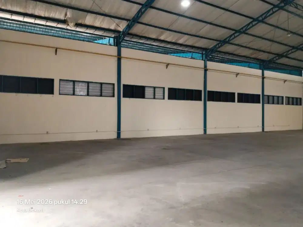 Gudang Siap Pakai Alexindo | Tinggi Atap 10 Meter | Listrik 25.000 Watt