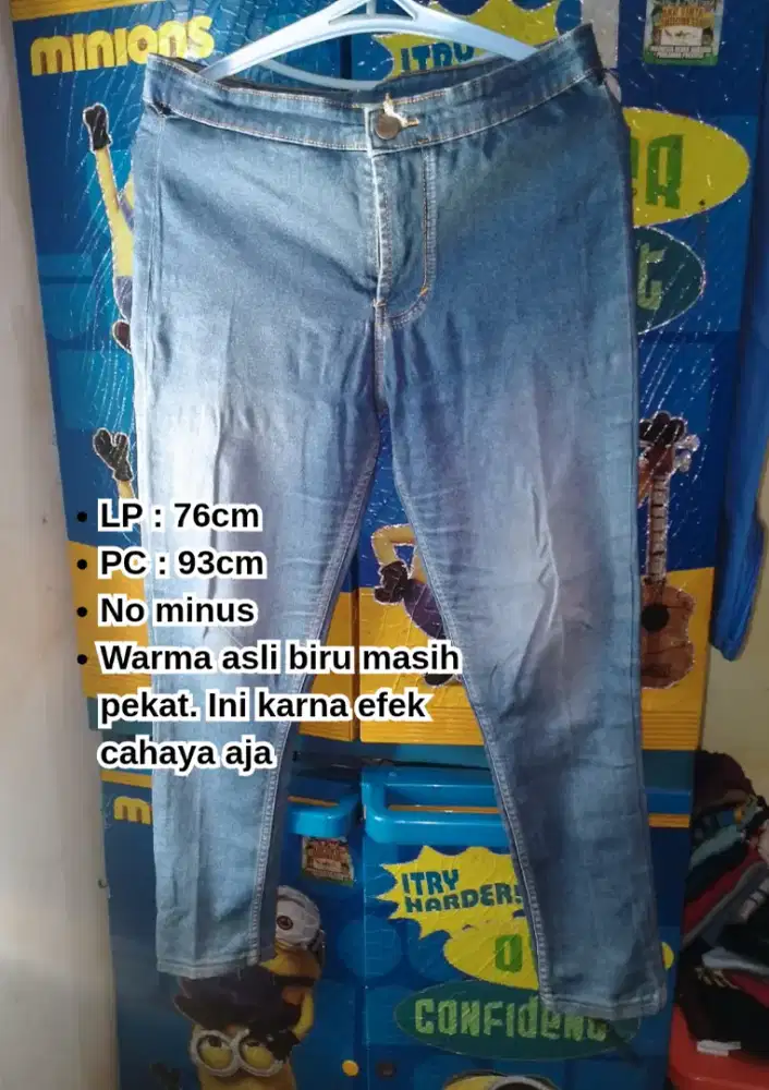 Celana Jeans Wanita Preloved No Minus Siap Pakai