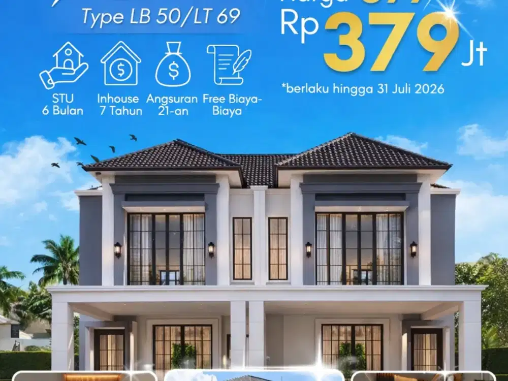Promo Rumah 2 Lantai Dekat Sawojajar Kota Malang