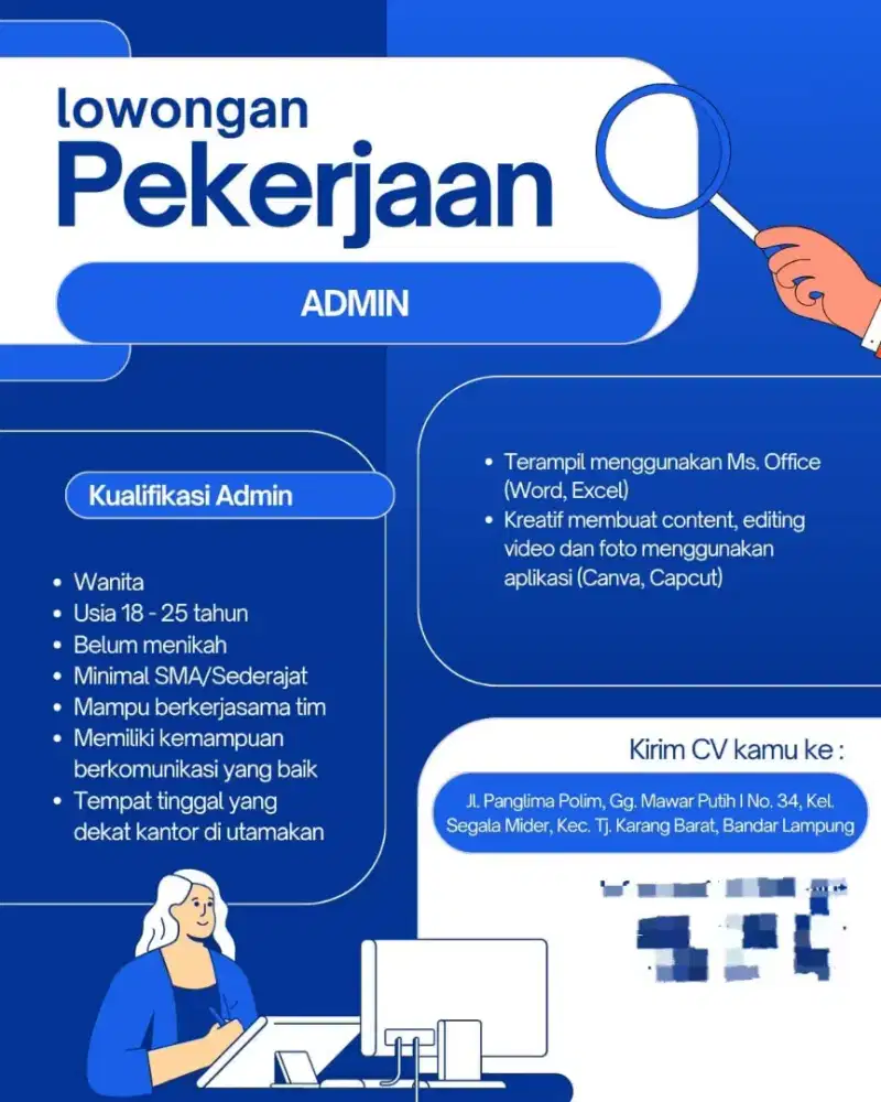 Lowongan kerja admin