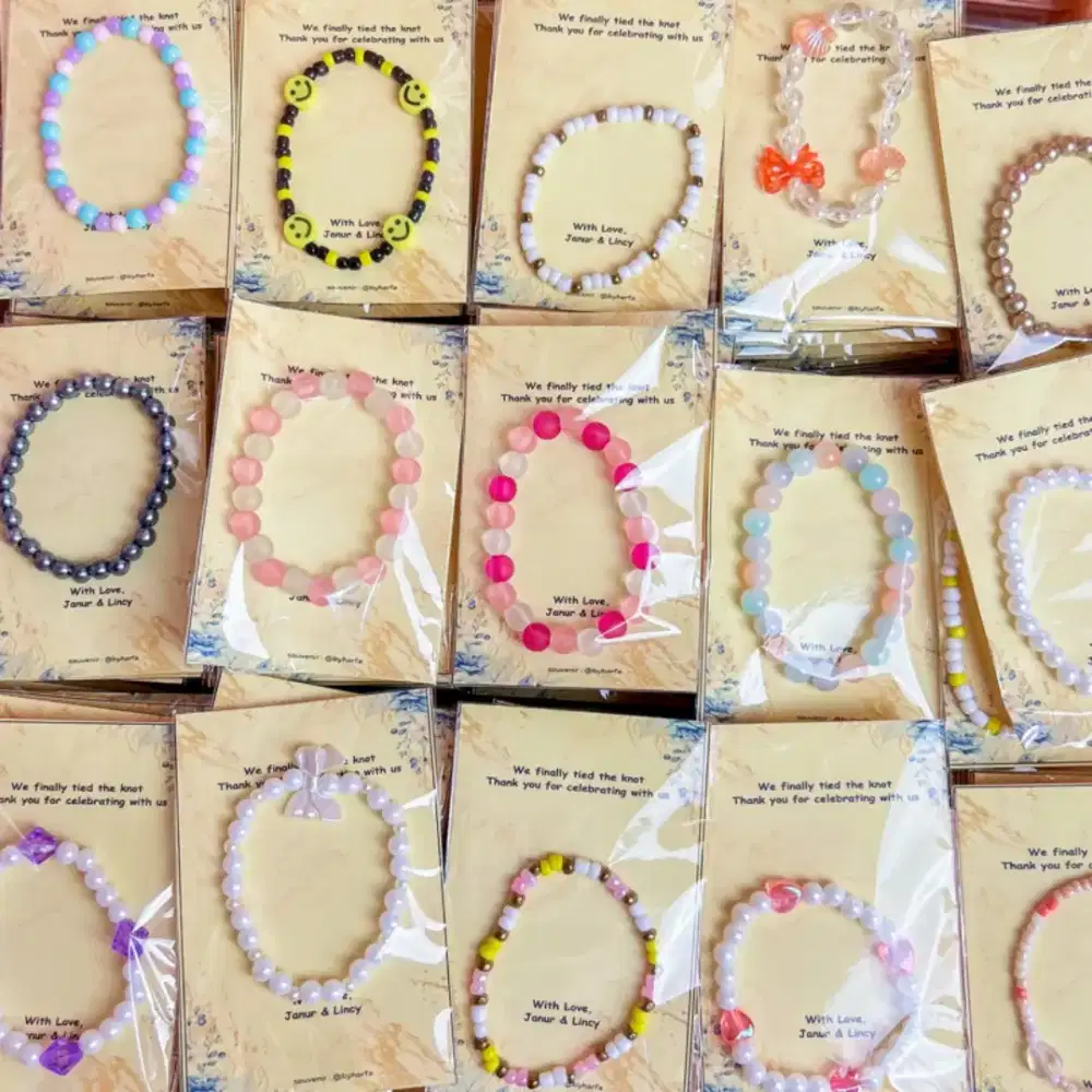SOUVENIR GELANG ISI 100 PCS