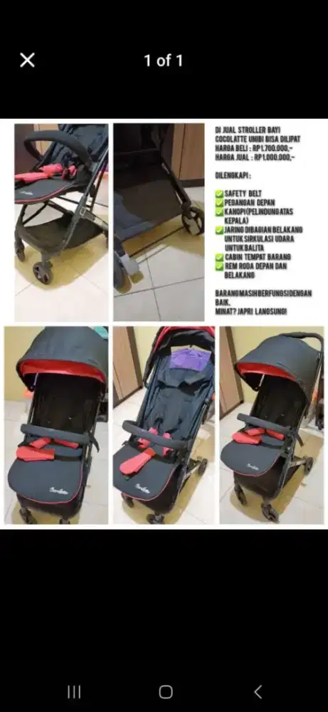 Stroller Lipat Unibi