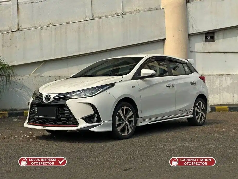 KM 30rb Toyota Yaris Hatchback 1.5 Trd 2021 Putih Service Record
