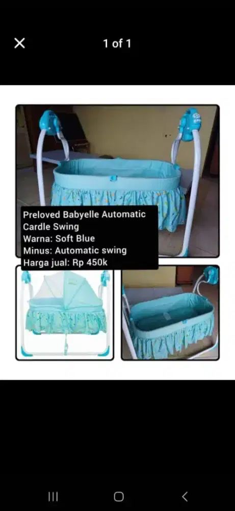 Babyelle Automatic Cardle Swing