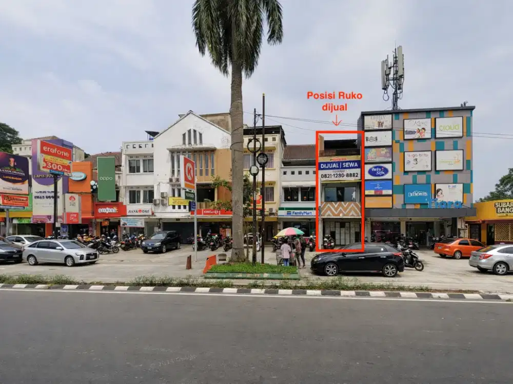 Jual Murah Ruko 5 Lantai Turun Harga Lokasi Strategis dekat Istana Bogor!