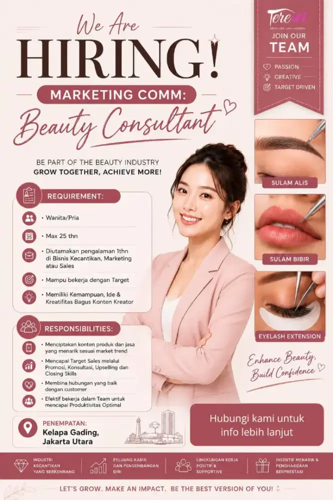 DIBUTUHKAN SEGERA MARKETING KOMUNIKASI