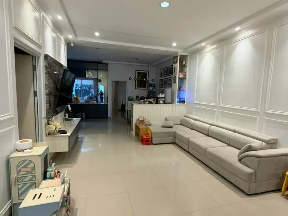Dijual Cepat Murah Rumah Full Renovasi Mewah Sektor 7A Gading Serpong Semi Furnish