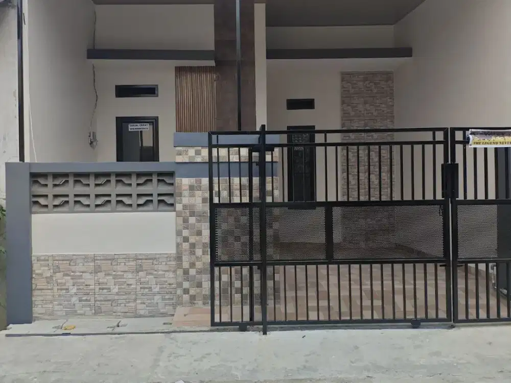 Dijual Rumah Bangunan Baru Modern Minimalis di Perumahan Griya Asri Bahagia, Babelan, Bekasi