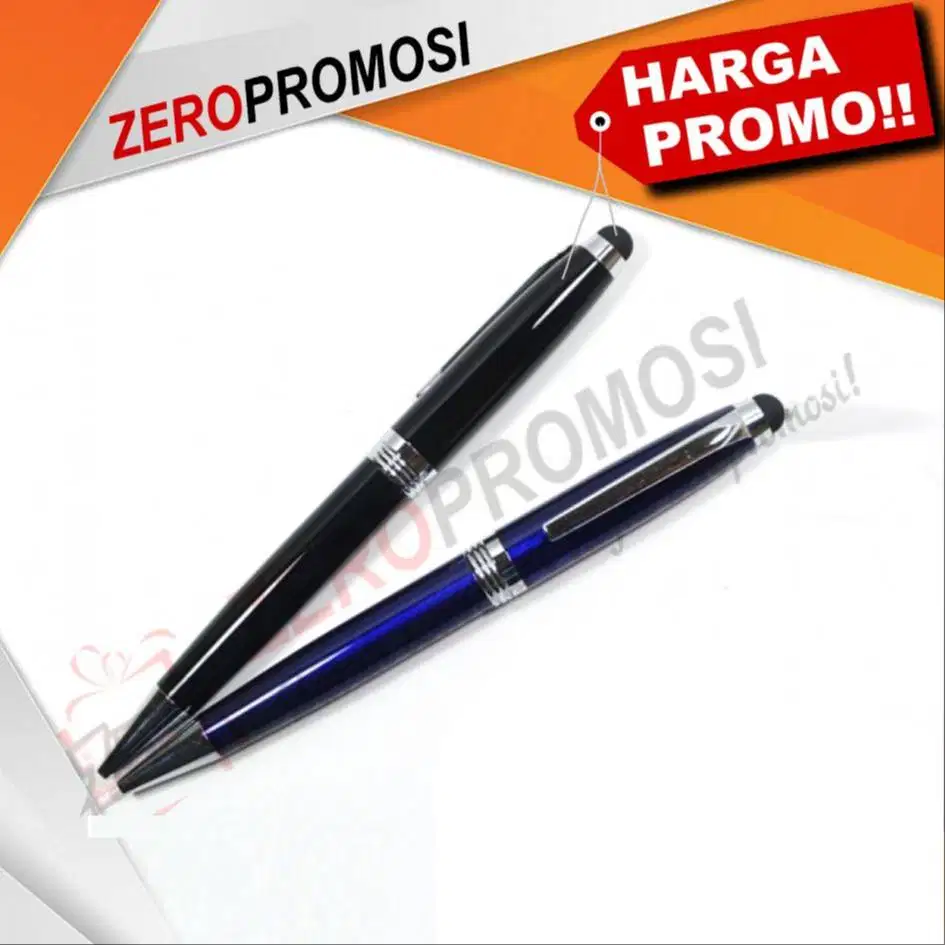 Pulpen Metal Stylus 808 Custom Logo Promosi Elegan untuk Corporate Gif