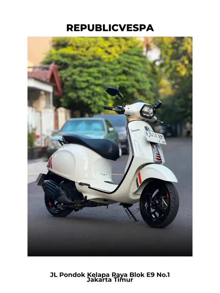 TERMURAH VESPA SPRINT S150 IGET FACELIFT NEW MODEL TH 2024 WHITE