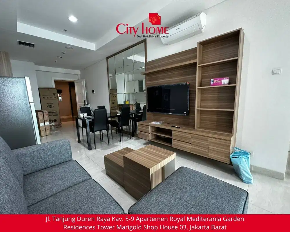 Disewakan Apartemen 2 BR Furnished di Grand Madison