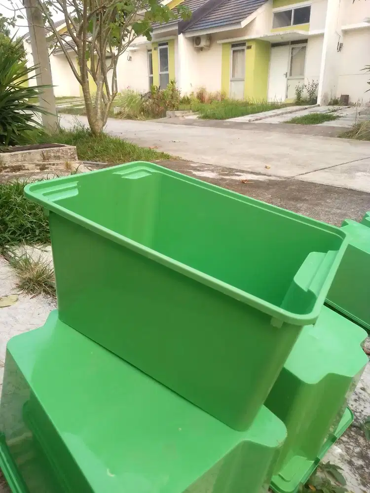 IKEA GLES Box GLIS Kotak Penyimpanan Wadah Penyimpanan Plastik Kuat