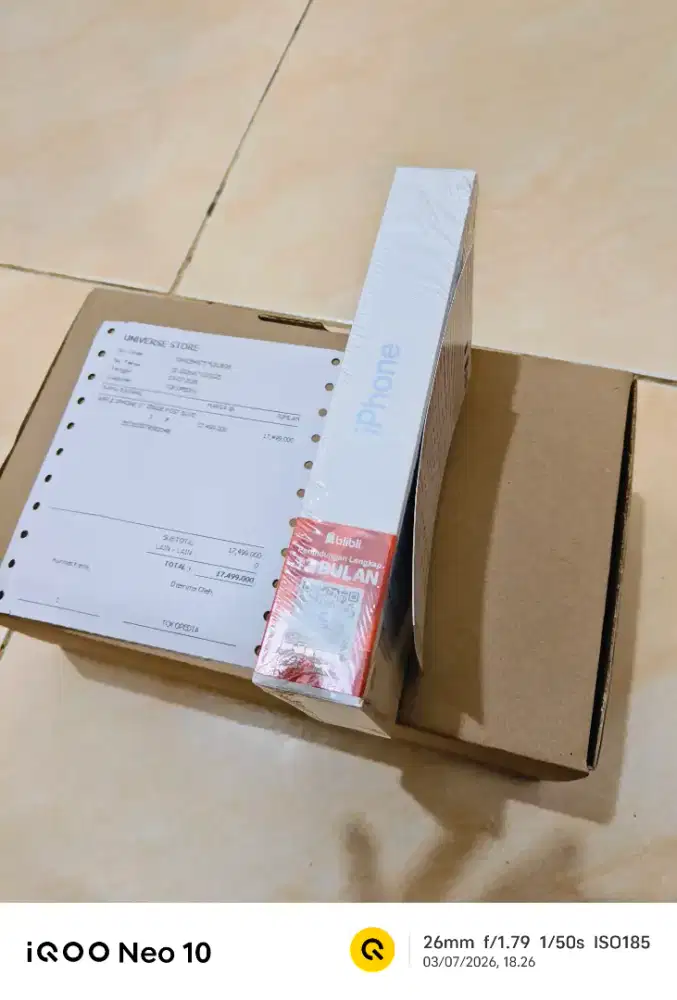 NEW 100% | iPhone 17 256GB Mist Blue | Garansi Resmi Special BLIBLI