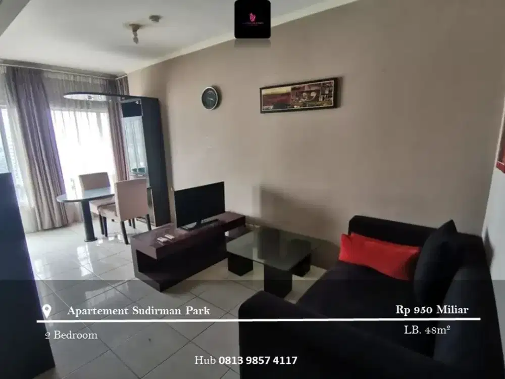 Dijual Apartement Sudirman Park Mid Floor 2BR Fully Furnished