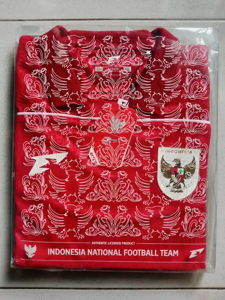 Jersery timnas Indonesia erspo home player issue short sleve