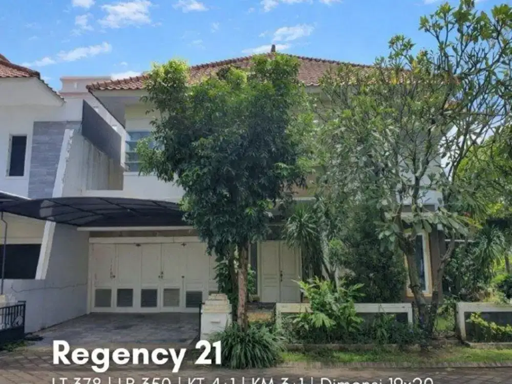 Rumah Regency 21  STRATEGIS, DOUBLE BOULEVARD