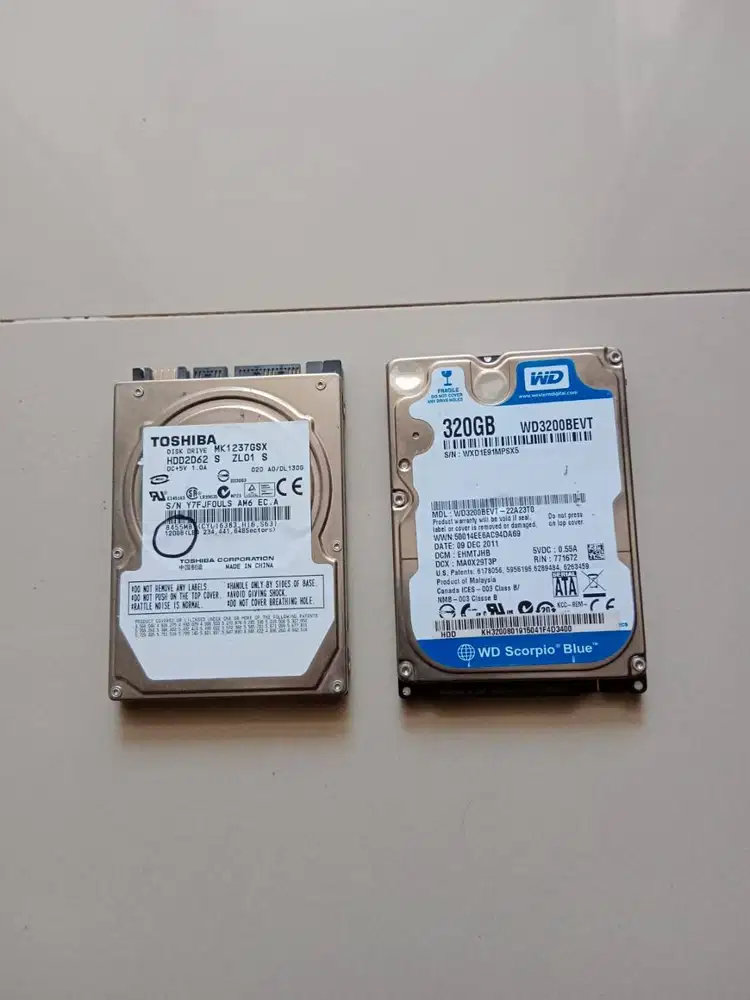 HDD Laptop 120GB 320GB Harga Borongan Kondisi Gak Bisa Konek