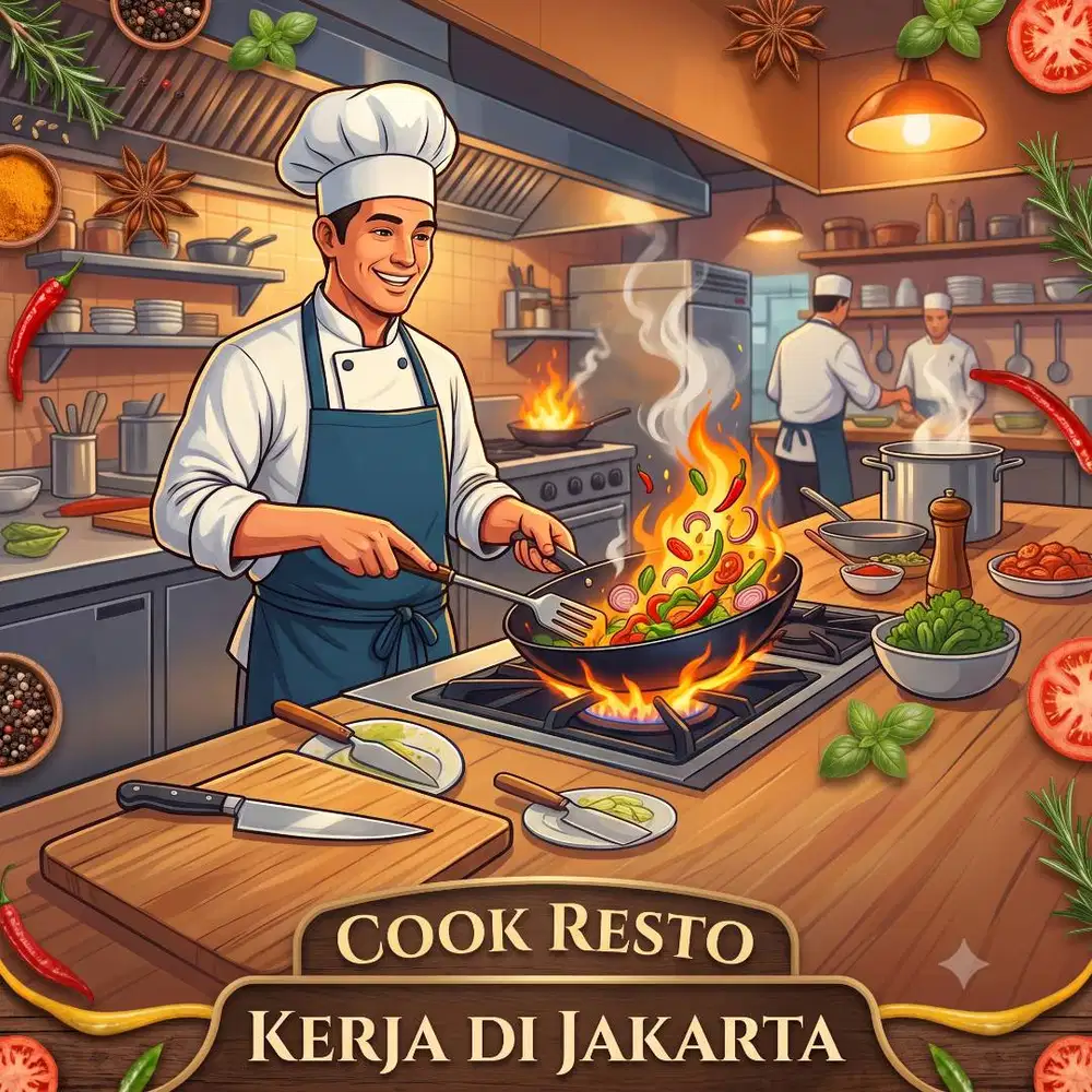 Cook Masak Resto (Lokasi Kerja di Jakarta)